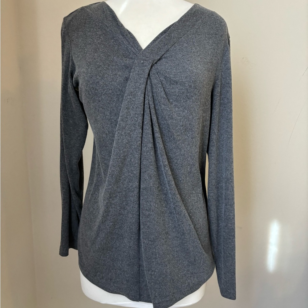 Gray Gathered Tunic